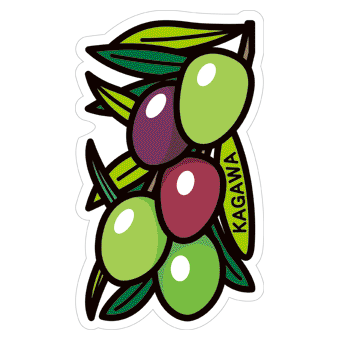 Japan Gotochi (Kagawa) Postcard - Olive