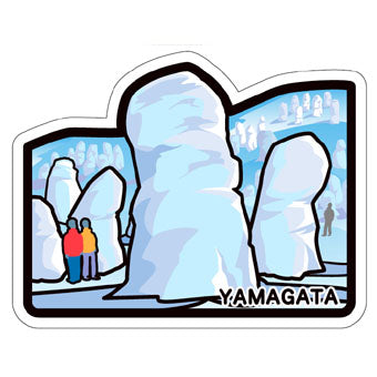 Japan Gotochi (Yamagata) Postcard - Snow Monsters