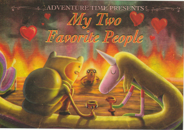 Adventure Time Postcard - My Two Favorite People