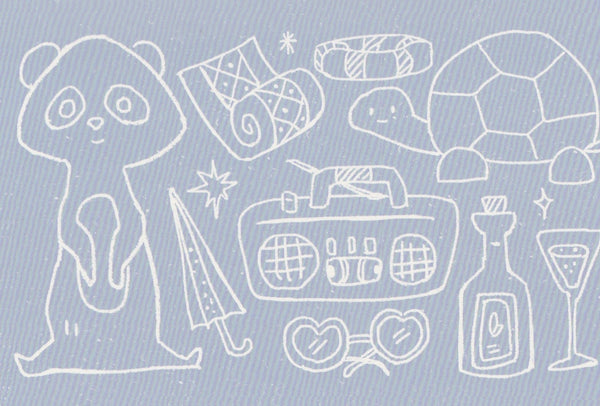 Animal Doodles Postcard (A15)