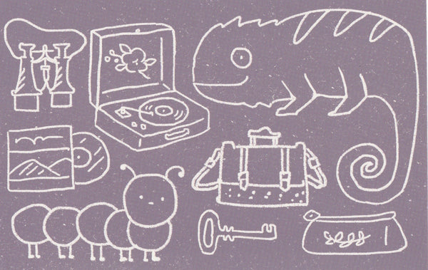 Animal Doodles Postcard (A25)