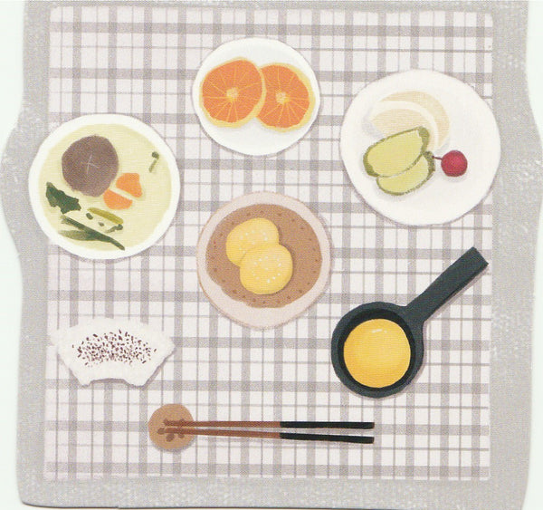 Japanese Bento Lunch Boxes Mini Postcard (BB10)