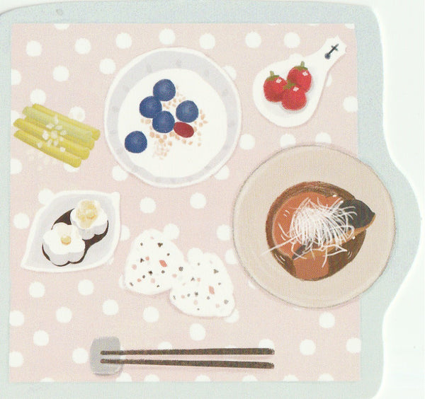 Japanese Bento Lunch Boxes Mini Postcard (BB05)