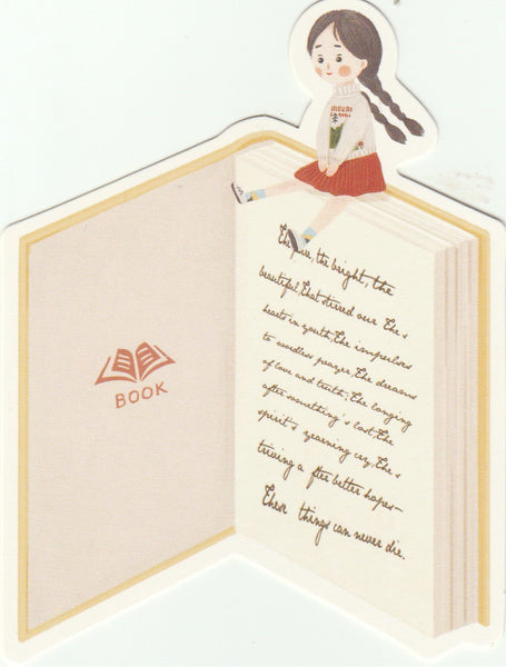 Bookmark Girl Series 12 - Yellow Book