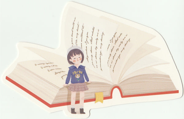 Bookmark Girl Series 19 - Flipping the pages