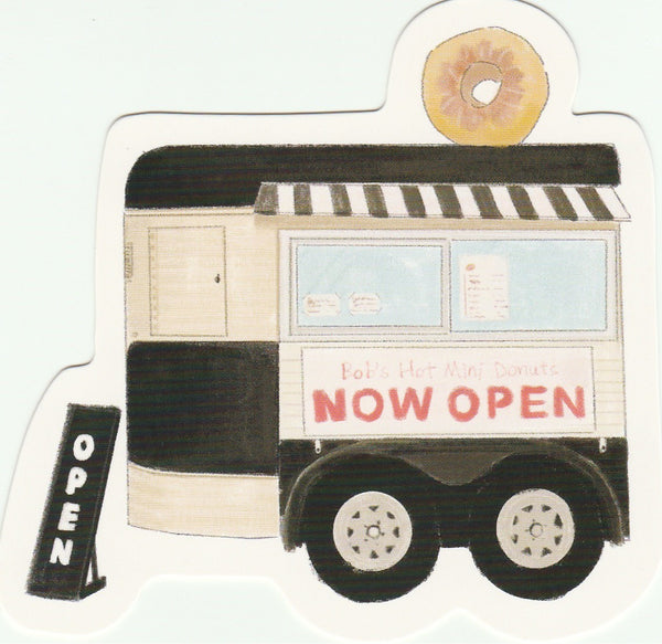 Food Trucks Postcard Collection - Bob's Hot Mini Donuts