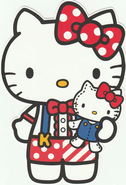 Sanrio Hello Kitty Go Around Postcard (KT04) - Mini Plush Doll