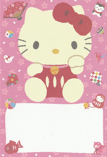 Japan Sanrio - Hello Kitty Japanese Doll Postcard