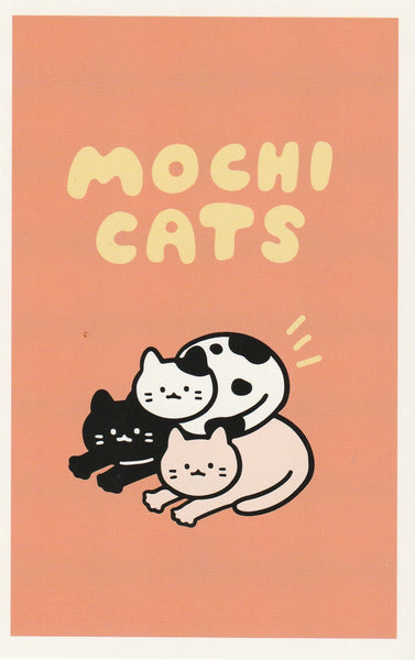 Mochi Cats Postcard (MC09) - Cat Pyramid
