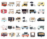 Food Trucks Postcard Collection - Jolly Nice