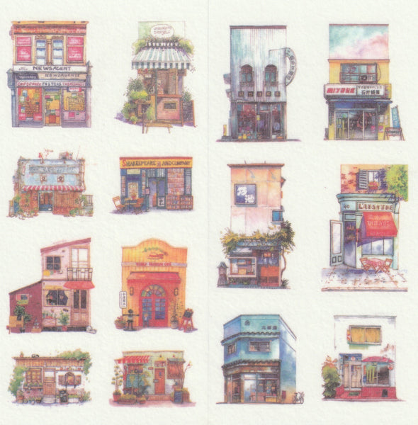 [FREE with US$10 purchase!] Shophouse Stickers Set B