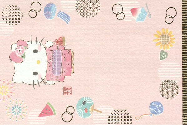 Japan Sanrio - Hello Kitty - Summer Matsuri Yukata Kimono