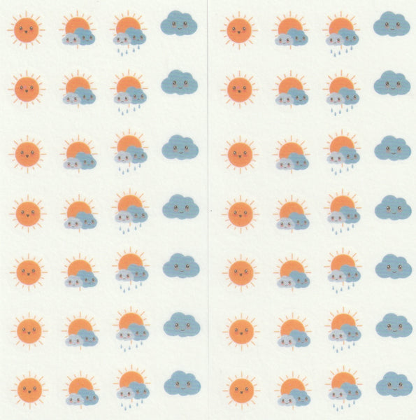 [FREE with US$10 purchase!] Decorative series - Weather Stickers Set C