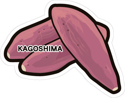 Japan Gotochi (Kagoshima) Postcard - Sweet Potato