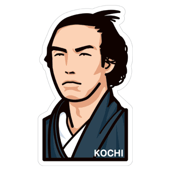 Japan Gotochi (Kochi) Postcard - Ryoma Sakamoto