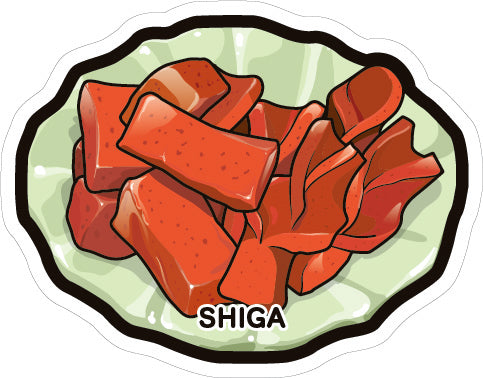 Japan Gotochi (Shiga) Postcard - Red konjac