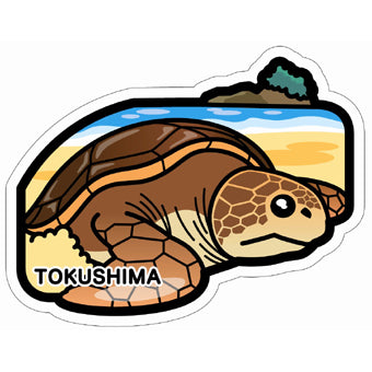 Japan Gotochi (Tokushima) Postcard - Sea Turtle