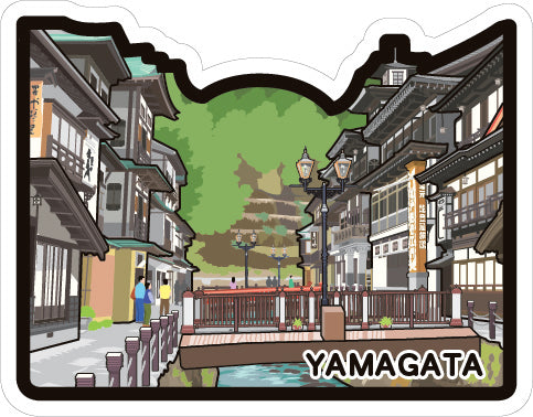 Japan Gotochi (Yamagata) Postcard - Ginzan Onsen