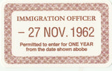 Travel Memories - T04 -  Immigration Officer Stamp Postcard