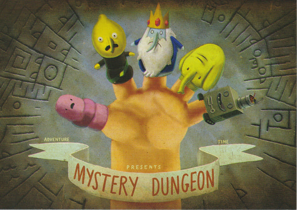 Adventure Time Postcard - Mystery Dungeon