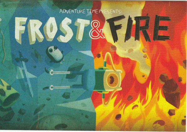 Adventure Time Postcard - Finn (Frost & Fire)
