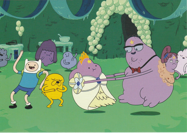 Adventure Time Postcard - Lumpy Space Princess LSP, Finn & Jake