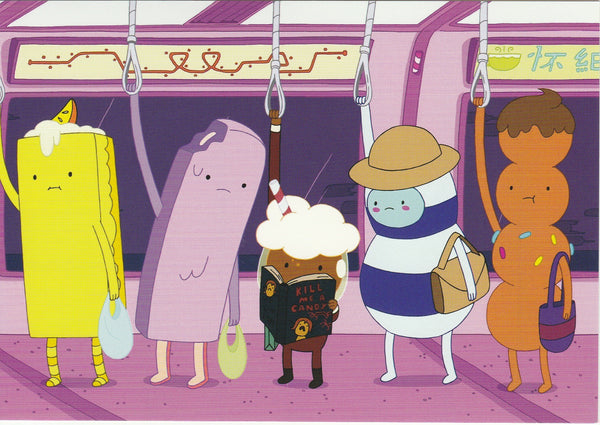 Adventure Time Postcard - Candy