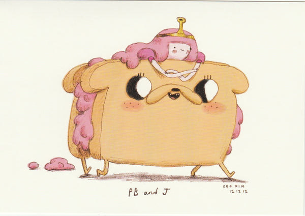 Adventure Time Postcard - Princess Bubblegum