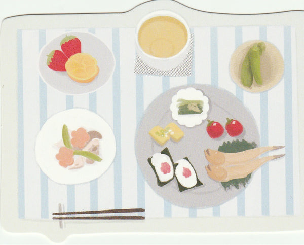 Japanese Bento Lunch Boxes Mini Postcard (BB18)