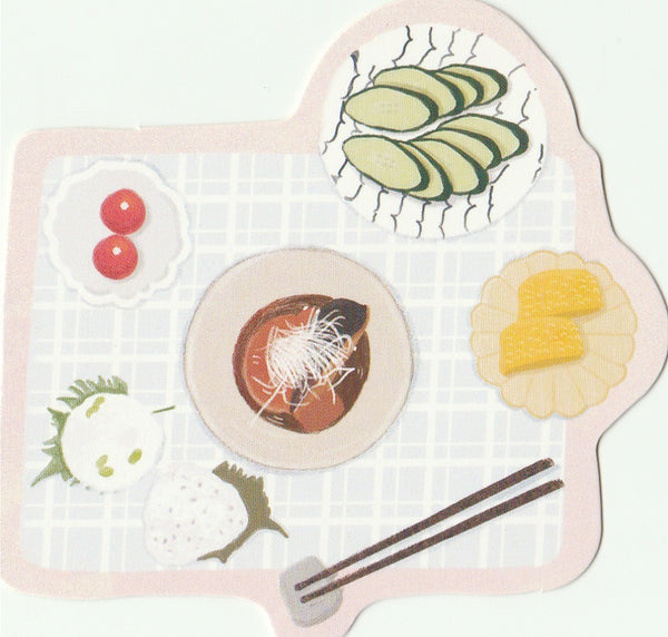 Japanese Bento Lunch Boxes Mini Postcard (BB20)