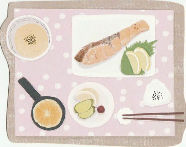 Japanese Bento Lunch Boxes Mini Postcard (BB27)