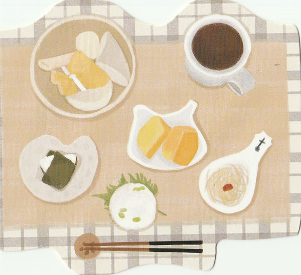 Japanese Bento Lunch Boxes Mini Postcard (BB09)