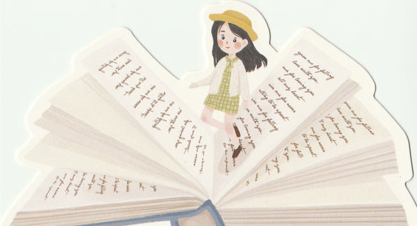 Bookmark Girl Series 14 - Stepping through the pages
