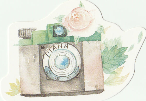 Camera Illustration Collection Mini Postcard (XJ13)