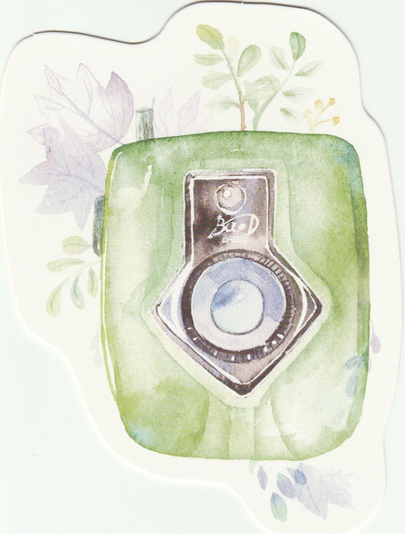 Camera Illustration Collection Mini Postcard (XJ14)