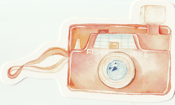 Camera Illustration Collection Mini Postcard (XJ16)
