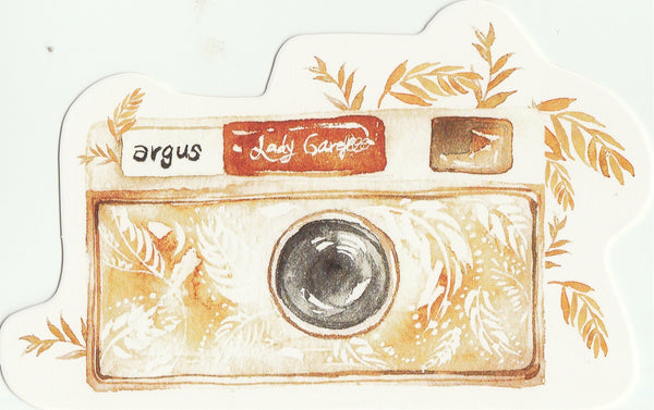 Camera Illustration Collection Mini Postcard (XJ19)