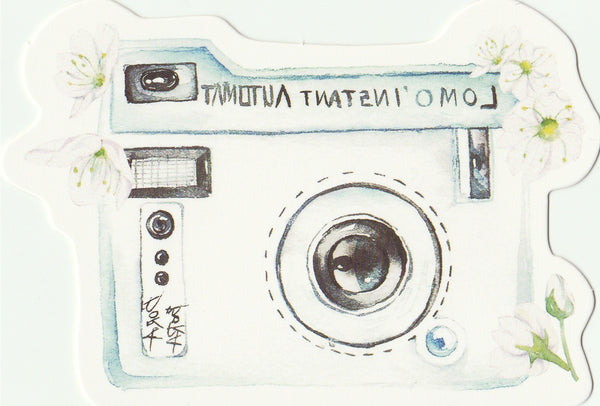 Camera Illustration Collection Mini Postcard (XJ22)