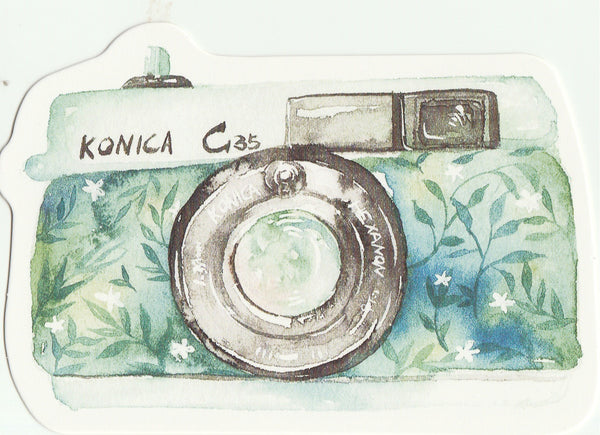 Camera Illustration Collection Mini Postcard (XJ23)