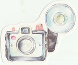 Camera Illustration Collection Mini Postcard (XJ28)