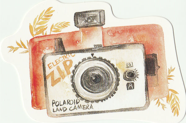 Camera Illustration Collection Mini Postcard (XJ03)