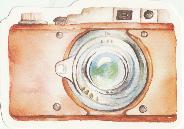 Camera Illustration Collection Mini Postcard (XJ04)