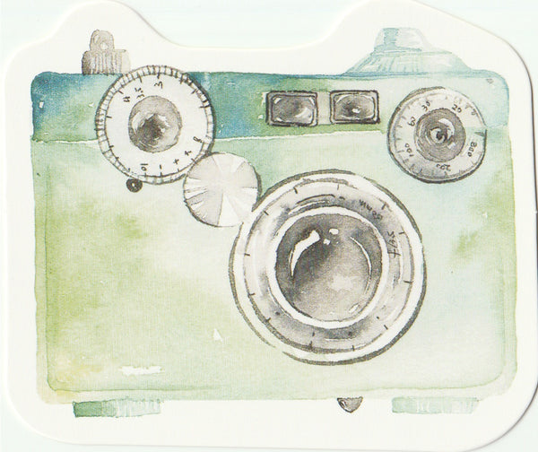 Camera Illustration Collection Mini Postcard (XJ06)