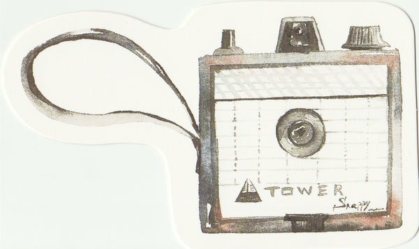 Camera Illustration Collection Mini Postcard (XJ07)