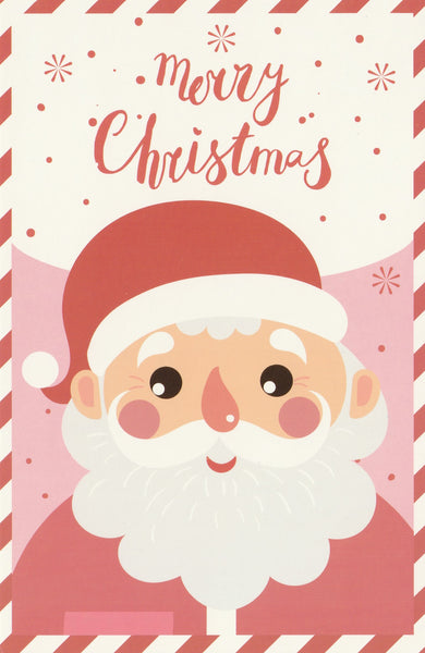 Christmas Animals Postcard - Santa Claus