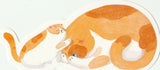 Kitty Cats in the Backyard - Cartoon Postcard (BC16)