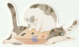 Kitty Cats in the Backyard - Cartoon Postcard (BC22)