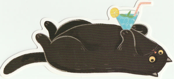 Kitty Cats in the Backyard - Cartoon Postcard (BC30)
