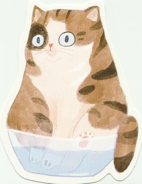 Kitty Cats in the Backyard - Cartoon Postcard (BC07)
