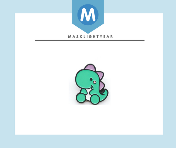 Enamel Pin: Dinosaur Austin